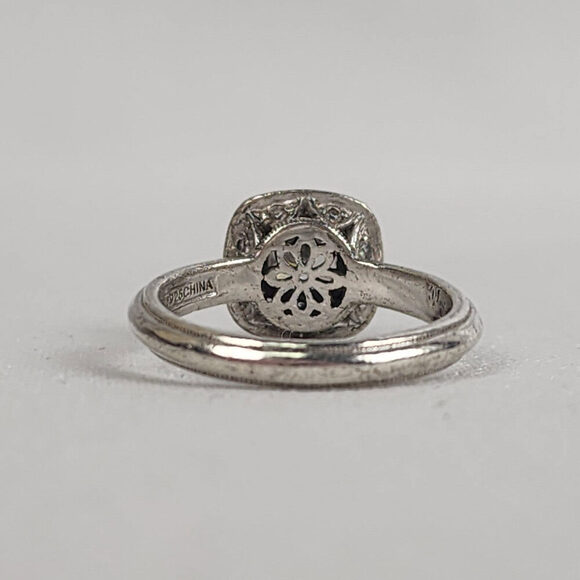 Tacori Z 925 Faux Diamond Ring Size 9 - Picture 4 of 9